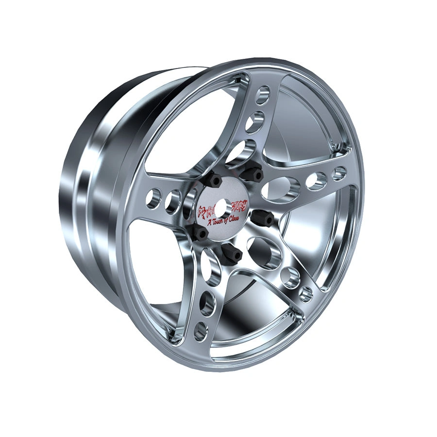 Arlos Competition Wheel Set: 24K Chrome - Level Up Your Racing!
